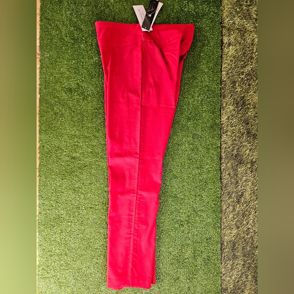 Tribal Fia Cropped Trouser (Size 2, Red)